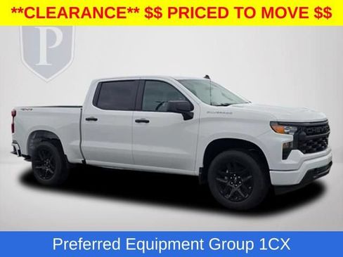 New 2026 Chevrolet Silverado 1500 Custom w/ LPO, Dark Essentials Package AWD/4WD image 2