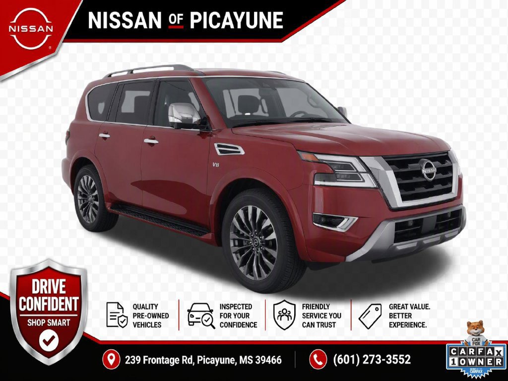 Certified 2023 Nissan Armada Platinum w/ Captain's Chairs Package RWD image 9