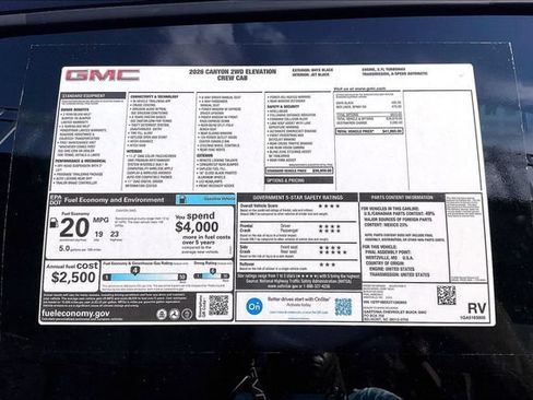 New 2026 GMC Canyon Elevation RWD image 13