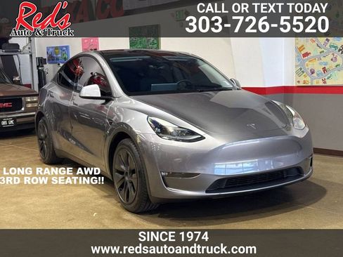 Used 2025 Tesla Model Y Long Range AWD/4WD image 1