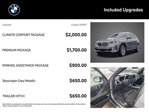 New 2026 BMW X5 xDrive40i w/ Climate Comfort Package image 4