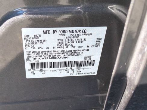 Certified 2025 Ford Maverick Lobo AWD/4WD image 38