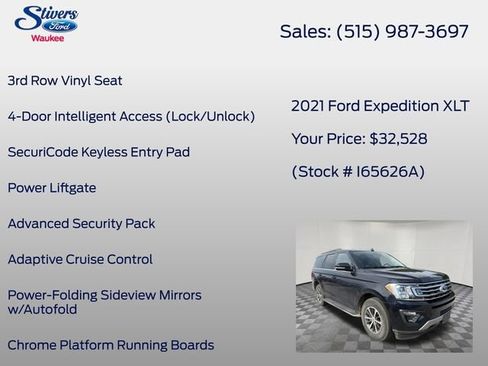 Used 2021 Ford Expedition XLT AWD/4WD image 29