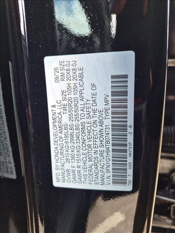 New 2026 Honda Pilot Black Edition image 17