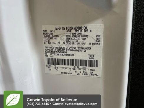 Used 2012 Ford F150 STX w/ Communications Pkg image 27