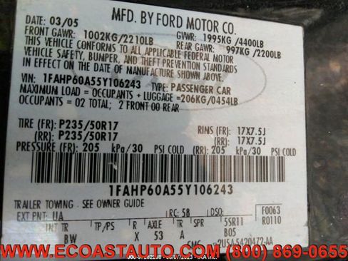 Used 2005 Ford Thunderbird Deluxe image 14