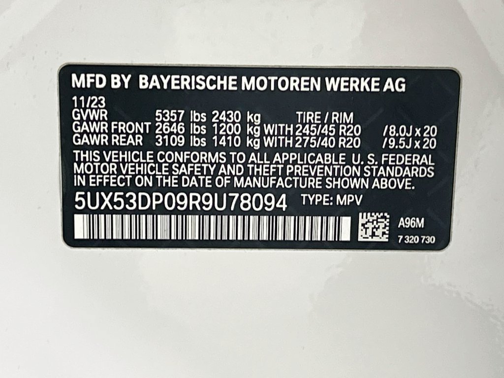 Certified 2024 BMW X3 xDrive30i w/ Premium Package AWD/4WD image 34