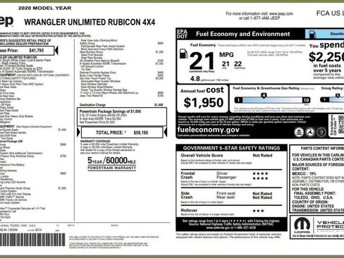 Used 2020 Jeep Wrangler Unlimited Rubicon image 14