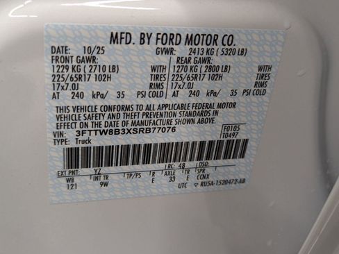 New 2025 Ford Maverick XL w/ Equipment Group 101A image 16