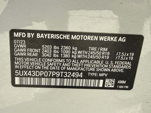 Used 2023 BMW X3 sDrive30i w/ Convenience Package RWD image 36