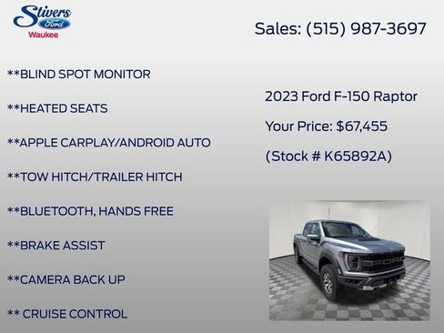 Used 2023 Ford F150 Raptor AWD/4WD image 22