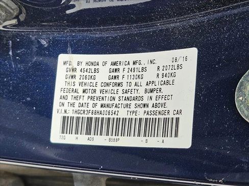Used 2017 Honda Accord EX-L image 22
