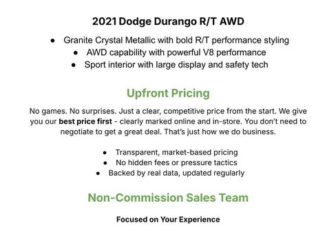 Used 2021 Dodge Durango R/T AWD/4WD image 3