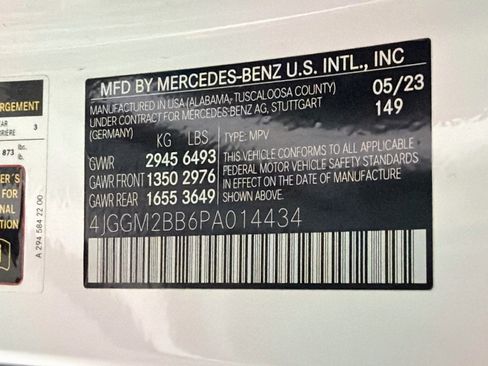 Certified 2023 Mercedes-Benz EQE 350+ SUV image 25