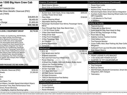Used 2022 RAM 1500 Big Horn image 36