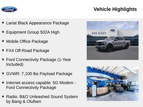 New 2026 Ford F150 Lariat w/ Equipment Group 502A High AWD/4WD image 2