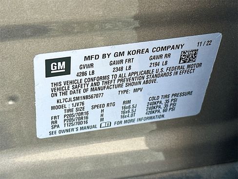 Certified 2022 Chevrolet Trax LT w/ LT Convenience Package image 29