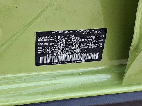 New 2026 Subaru Crosstrek 2.5i Sport image 19