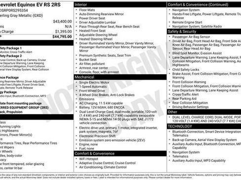 Used 2024 Chevrolet Equinox EV RS FWD image 13