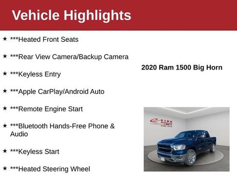 Used 2020 RAM 1500 Big Horn AWD/4WD image 4