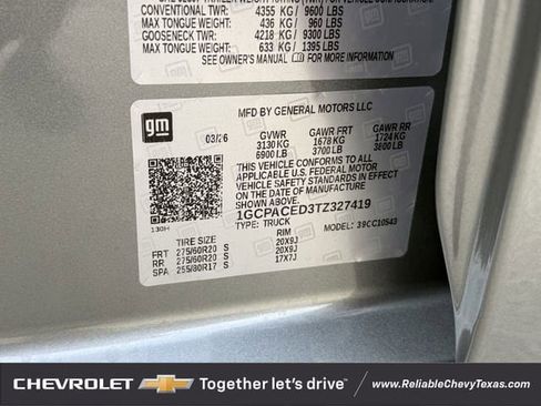 New 2026 Chevrolet Silverado 1500 LT w/ Texas Edition Plus image 33