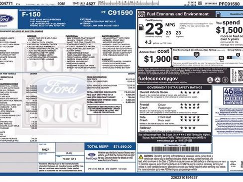 Used 2023 Ford F150 Lariat AWD/4WD image 46