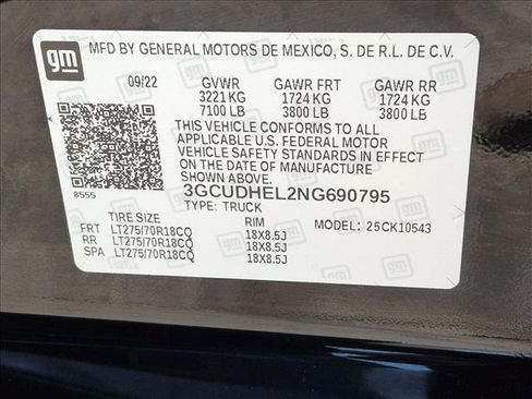 Used 2022 Chevrolet Silverado 1500 ZR2 w/ Technology Package AWD/4WD image 30