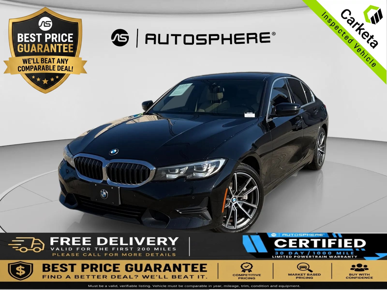 Used 2019 BMW 330i xDrive Sedan w/ Driving Assistance Package AWD/4WD image 1