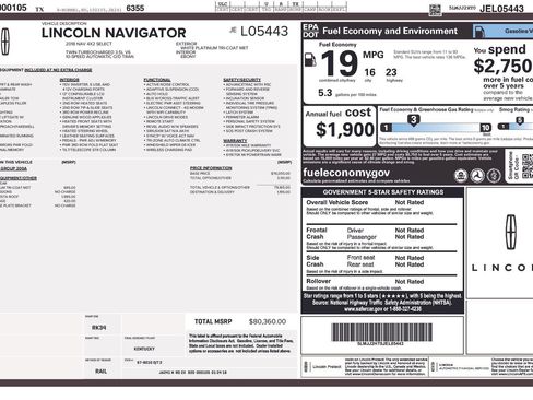 Used 2018 Lincoln Navigator Select w/ Cargo Package RWD image 15