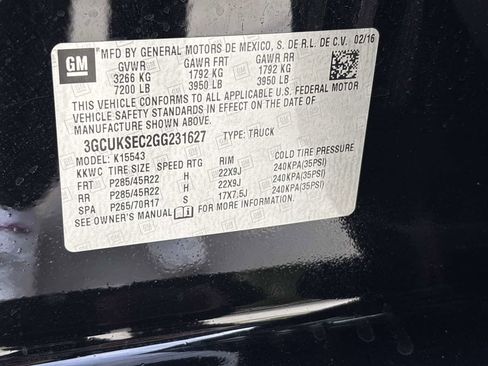 Used 2016 Chevrolet Silverado 1500 LTZ w/ LTZ Plus Package image 34