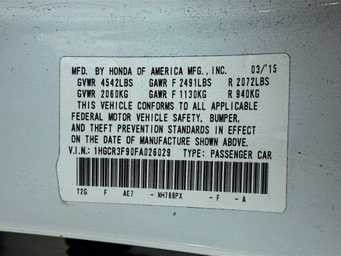 Used 2015 Honda Accord Touring image 12