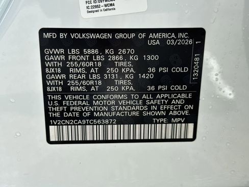 New 2026 Volkswagen Atlas Peak Edition AWD/4WD image 36