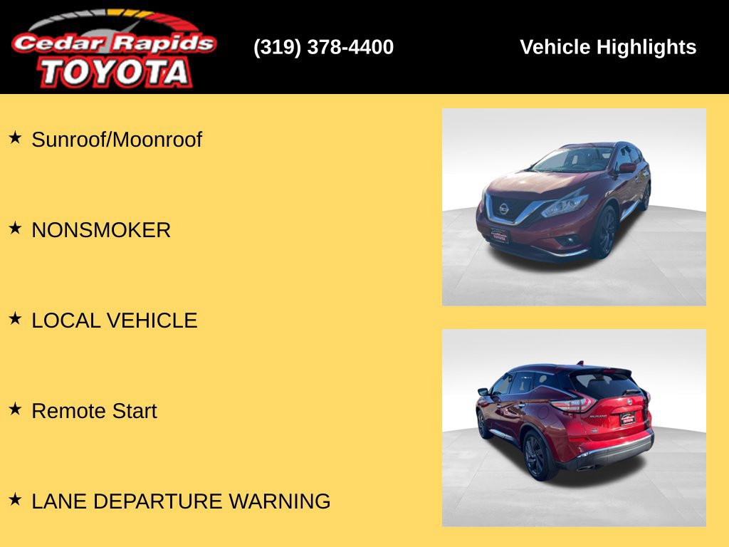 Used 2018 Nissan Murano Platinum AWD/4WD image 22
