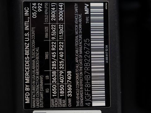 Used 2024 Mercedes-Benz Maybach GLS 600 4MATIC image 64