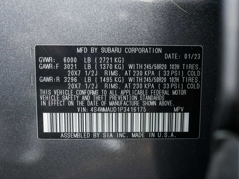 Used 2023 Subaru Ascent Limited w/ Technology Package image 30