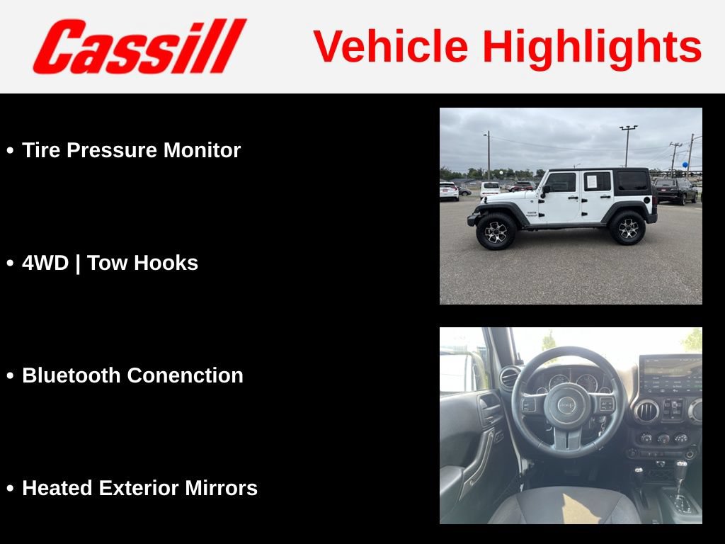 Used 2015 Jeep Wrangler Unlimited Sport w/ Quick Order Package 24S AWD/4WD image 6