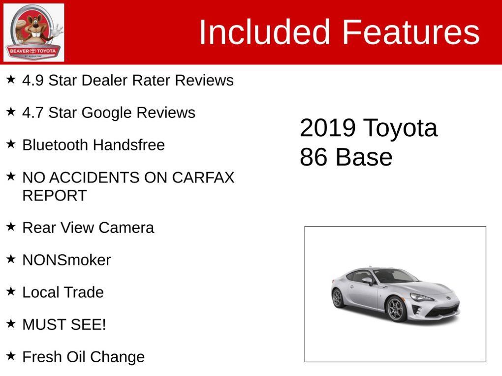 Used 2019 Toyota 86 RWD image 4