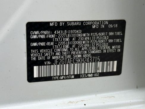 Used 2019 Subaru Crosstrek 2.0i Premium image 27