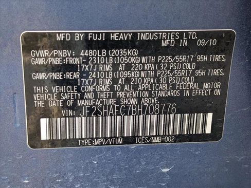 Used 2011 Subaru Forester 2.5X Limited image 25