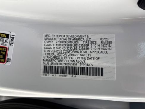 New 2026 Honda Odyssey Elite image 32