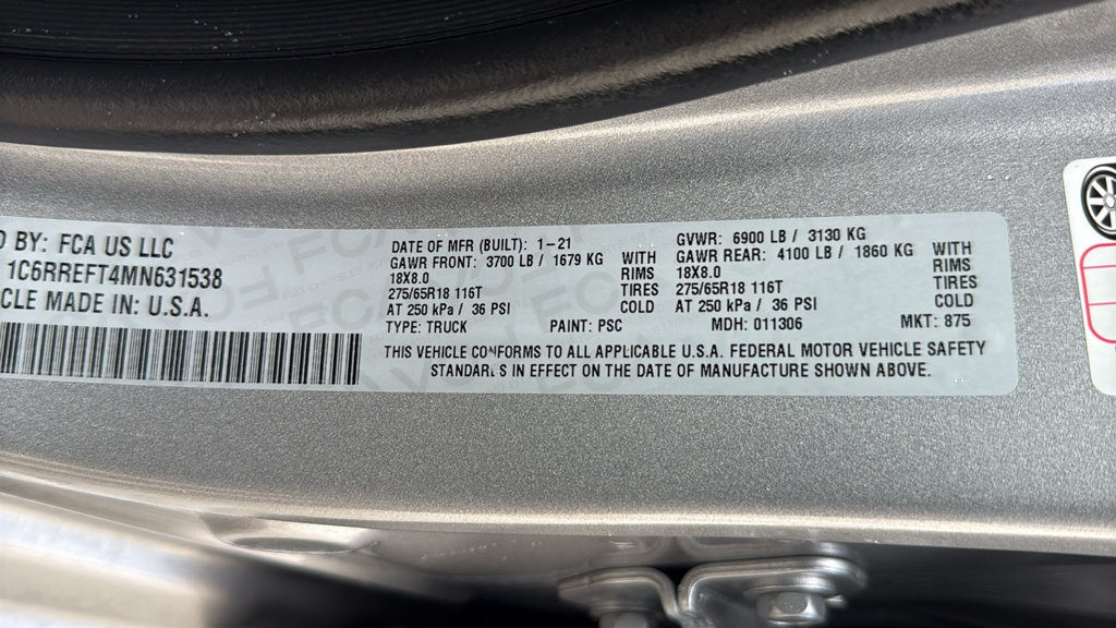 Used 2021 RAM 1500 Big Horn RWD image 45