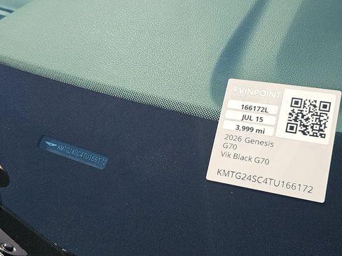 Certified 2026 Genesis G70 2.5T Prestige RWD image 25