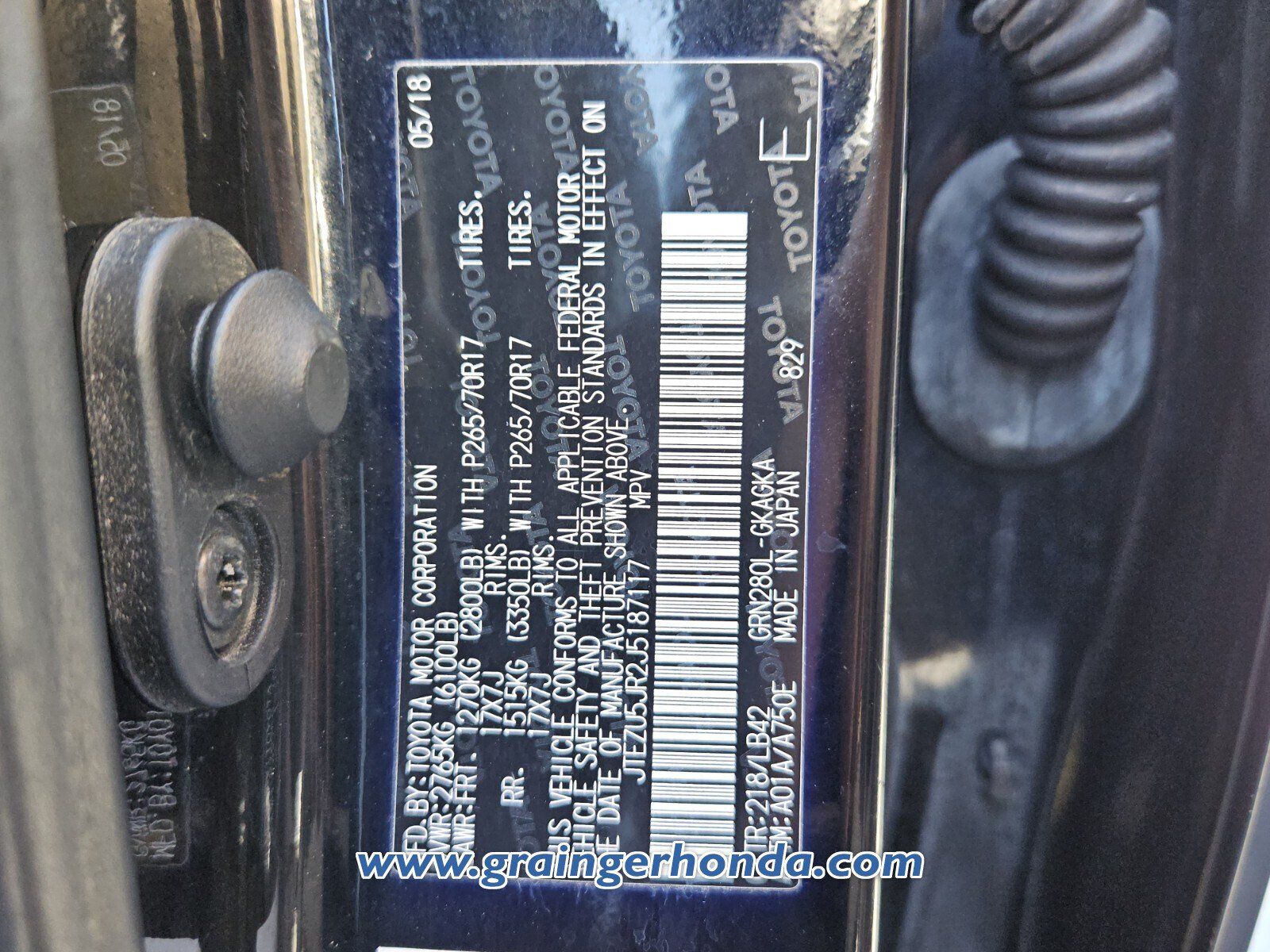 Used 2018 Toyota 4Runner SR5 Premium RWD image 14