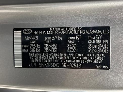 Used 2024 Hyundai Santa Fe Calligraphy AWD/4WD image 29