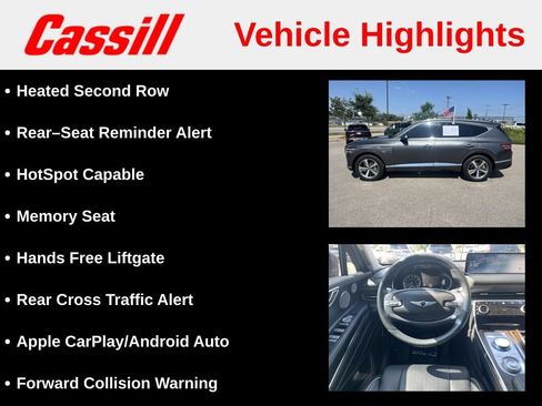Used 2023 Genesis GV80 3.5T w/ Advanced Package AWD/4WD image 14