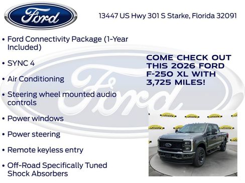 New 2026 Ford F250 XL w/ STX Appearance Package image 25