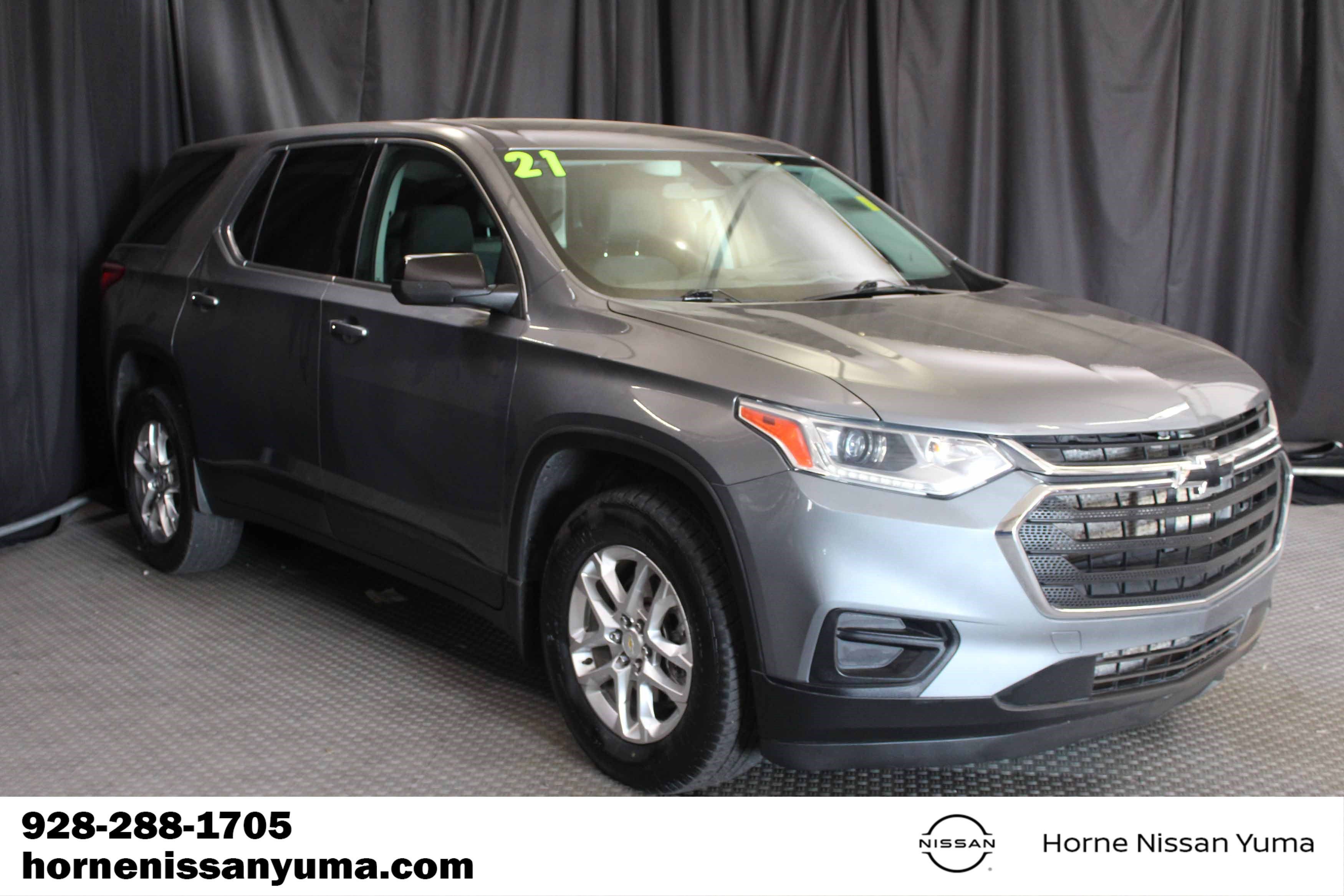 Used 2021 Chevrolet Traverse LS w/ LPO, Floor Liner Package FWD image 1