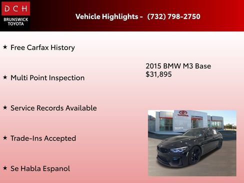 Used 2015 BMW M3 image 4