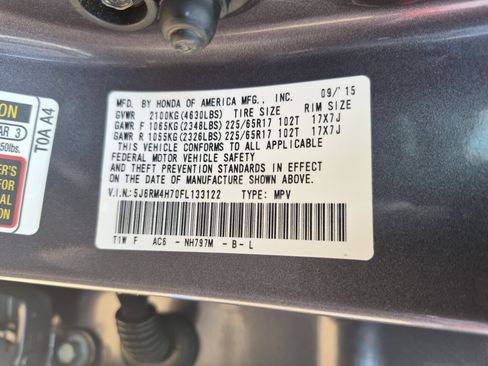 Used 2015 Honda CR-V EX-L image 34