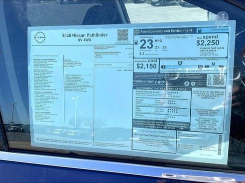 New 2026 Nissan Pathfinder SV image 13